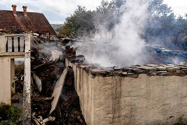 Professional Fire Damage Assessment technician working in Carrollton, KY
